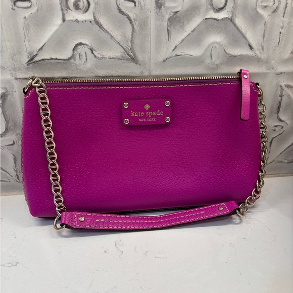 Kate Spade Fuchsia Chain Strap Bag - Picture 1 of 8